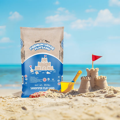 SandPiper 25 Pound Premium Grade Multi-Use Play Sand with Chemical Free Formula
