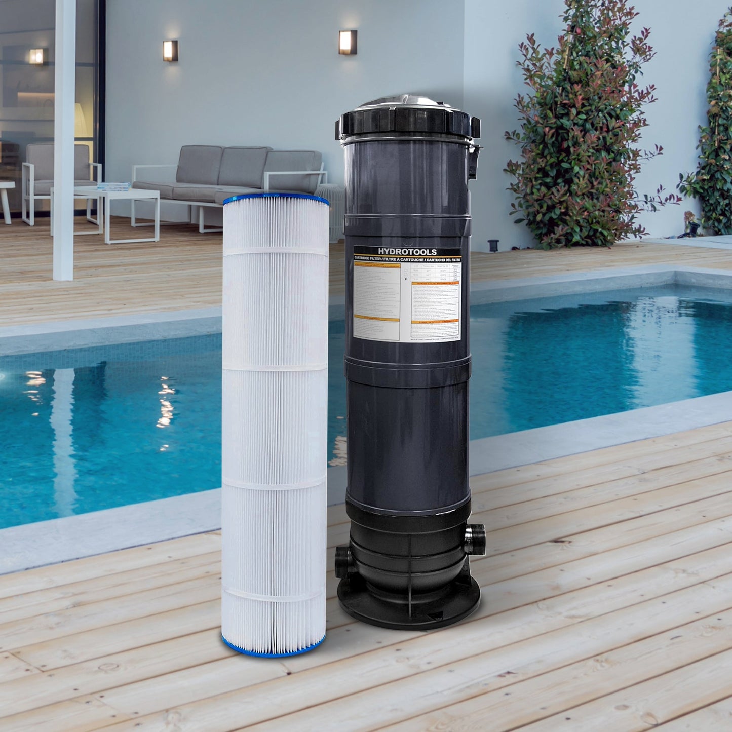 Swimline 100 Sq Ft Replacement Cartridge Element with 50 Microns for Pool Use