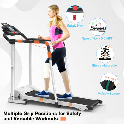 Ksports Advanced Rehab Treadmill 2.25 Horsepower Motor, Bluetooth Kinomap, White