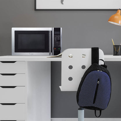 Magic Chef 1000 Watt 1.1 Cubic Feet Digital Touch Countertop Microwave, Silver