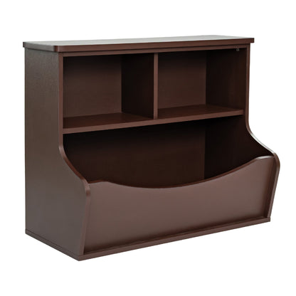 PJ Wood Multi-Functional Bookcase, Store or Display Books of Different Sizes