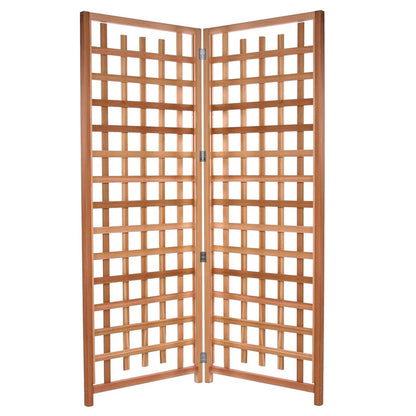 All Things Cedar 2-Piece Outdoor Single Trellis Handcrafted for Climbing Plants