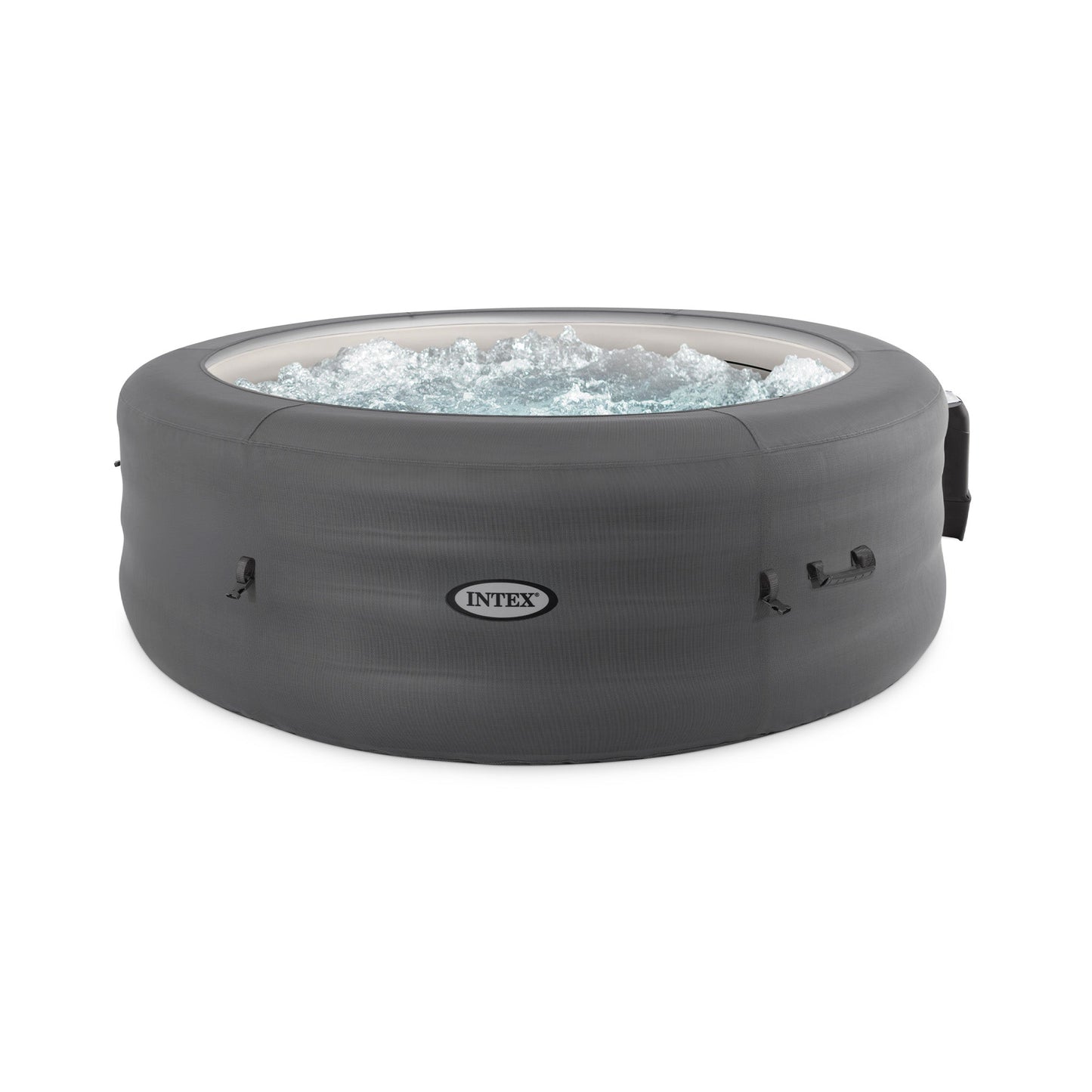 Intex SimpleSpa Bubble Massage 6 Person Inflatable Hot Tub with Energy Cover