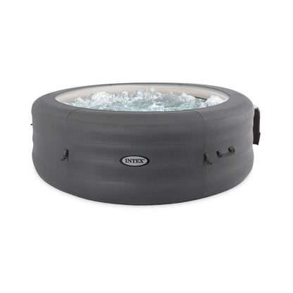 Intex SimpleSpa Bubble Massage 6 Person Inflatable Hot Tub with Energy Cover