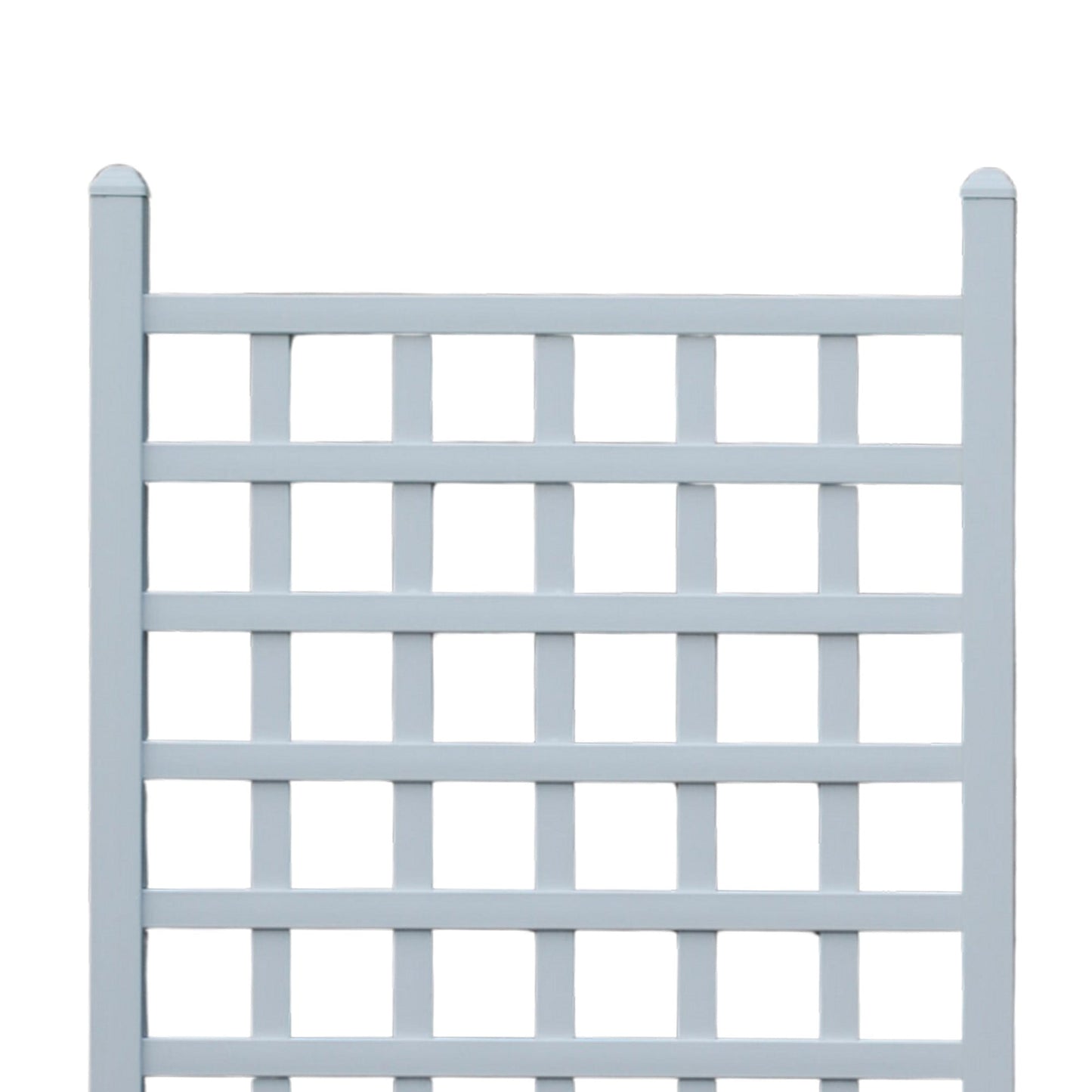 Dura-Trel Country Garden 35 x 66 Inch Vinyl Outdoor Garden Patio Trellis, White