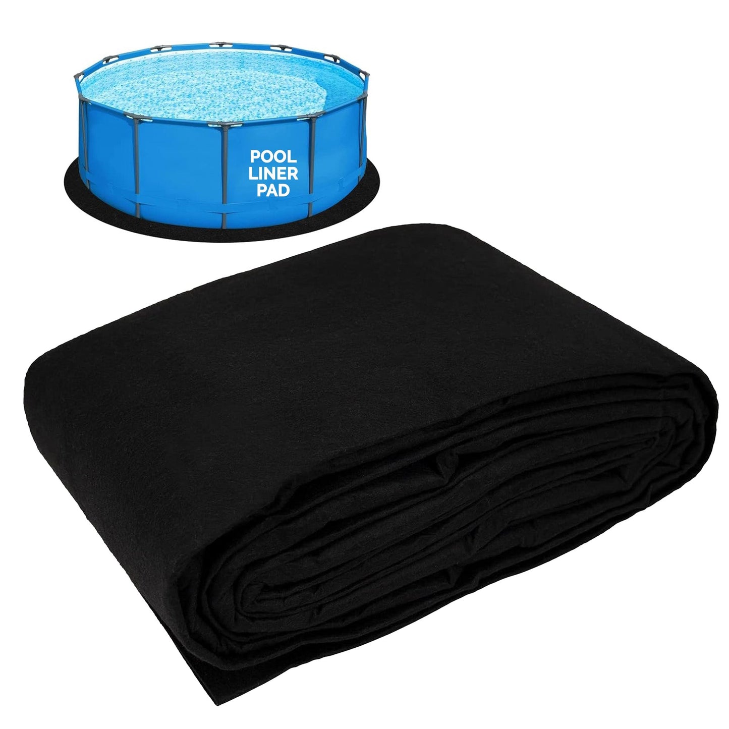 Swimline Hydrotools Above Ground Round Liner Pad, Pool Protector Mat, 15 Ft