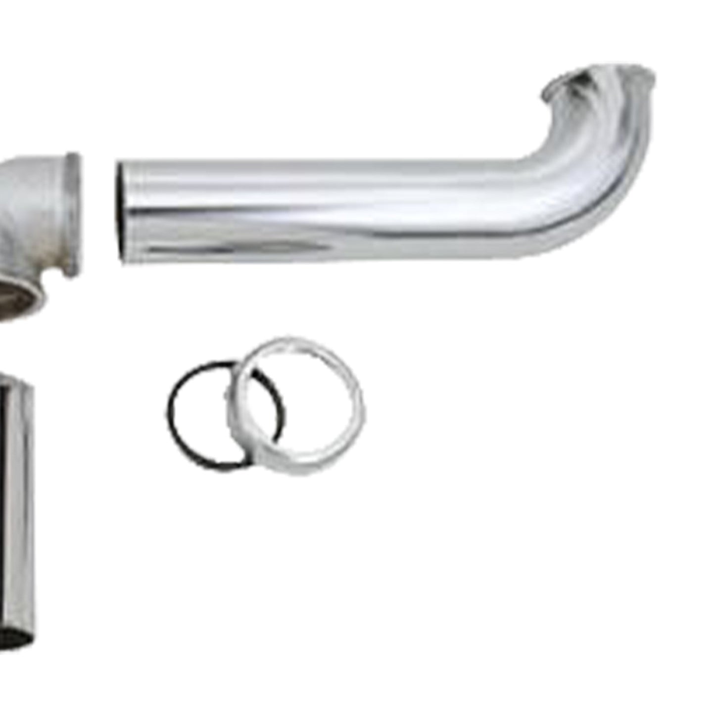 Master Plumber 2 Bowl Center Outlet Drain with Chrome Plated Brass for Sinks