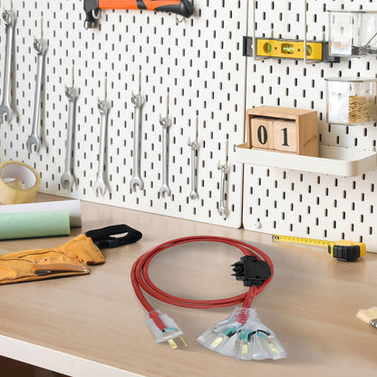 Master Electrician 50 Feet Outdoor Extension Cord with Inline Circuit Breaker