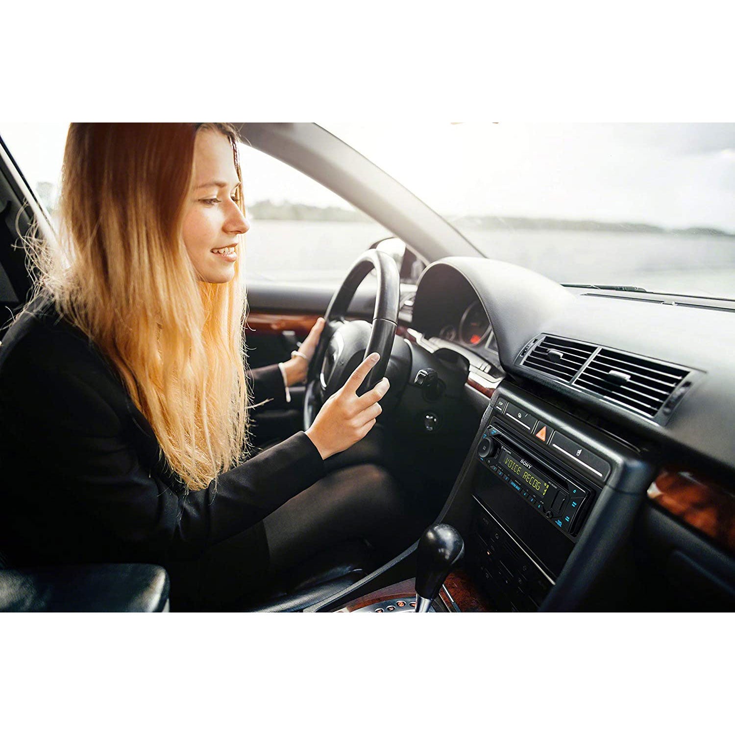 Sony MEXN5300BT Single DIN Car Audio CD Player Stereo Receiver with Bluetooth - Find Fresh Goods