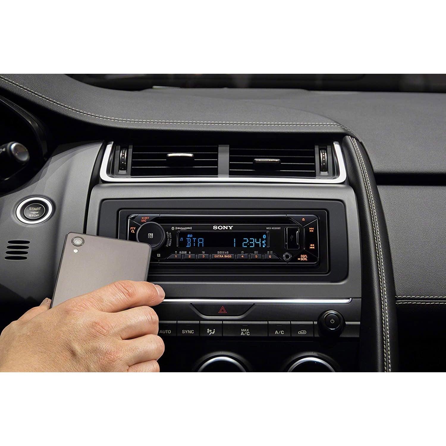 Sony MEXN5300BT Single DIN Car Audio CD Player Stereo Receiver with Bluetooth - Find Fresh Goods