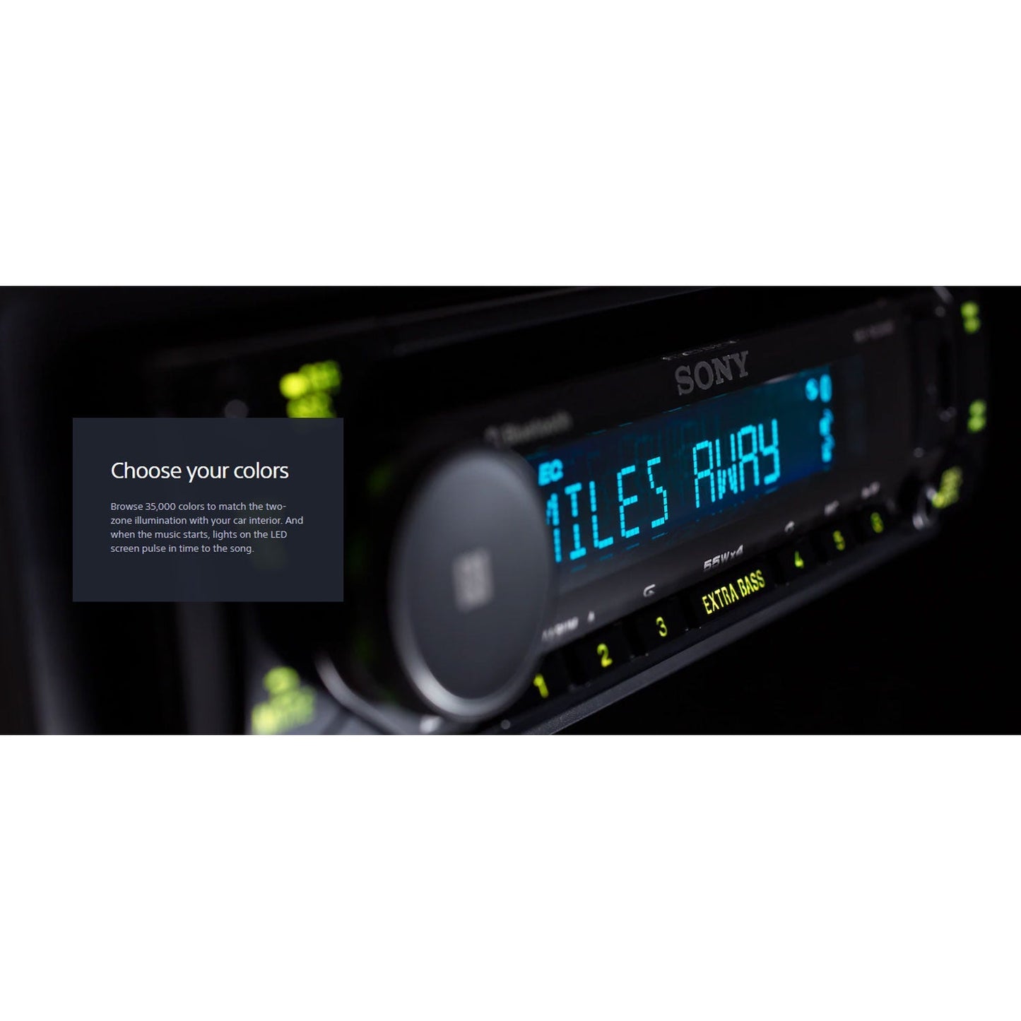 Sony MEXN5300BT Single DIN Car Audio CD Player Stereo Receiver with Bluetooth - Find Fresh Goods