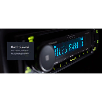 Sony MEXN5300BT Single DIN Car Audio CD Player Stereo Receiver with Bluetooth - Find Fresh Goods