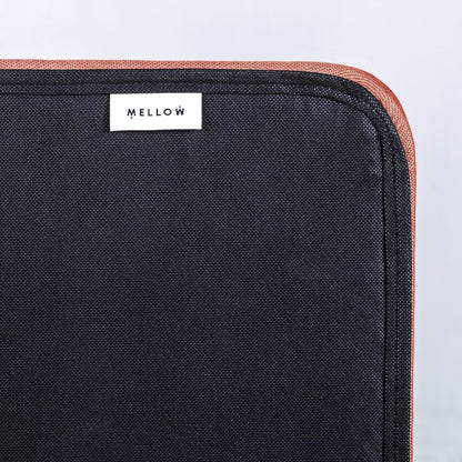 Mellow KERT Metal and Wood Platform Bed Frame with Upholstered Headboard, King