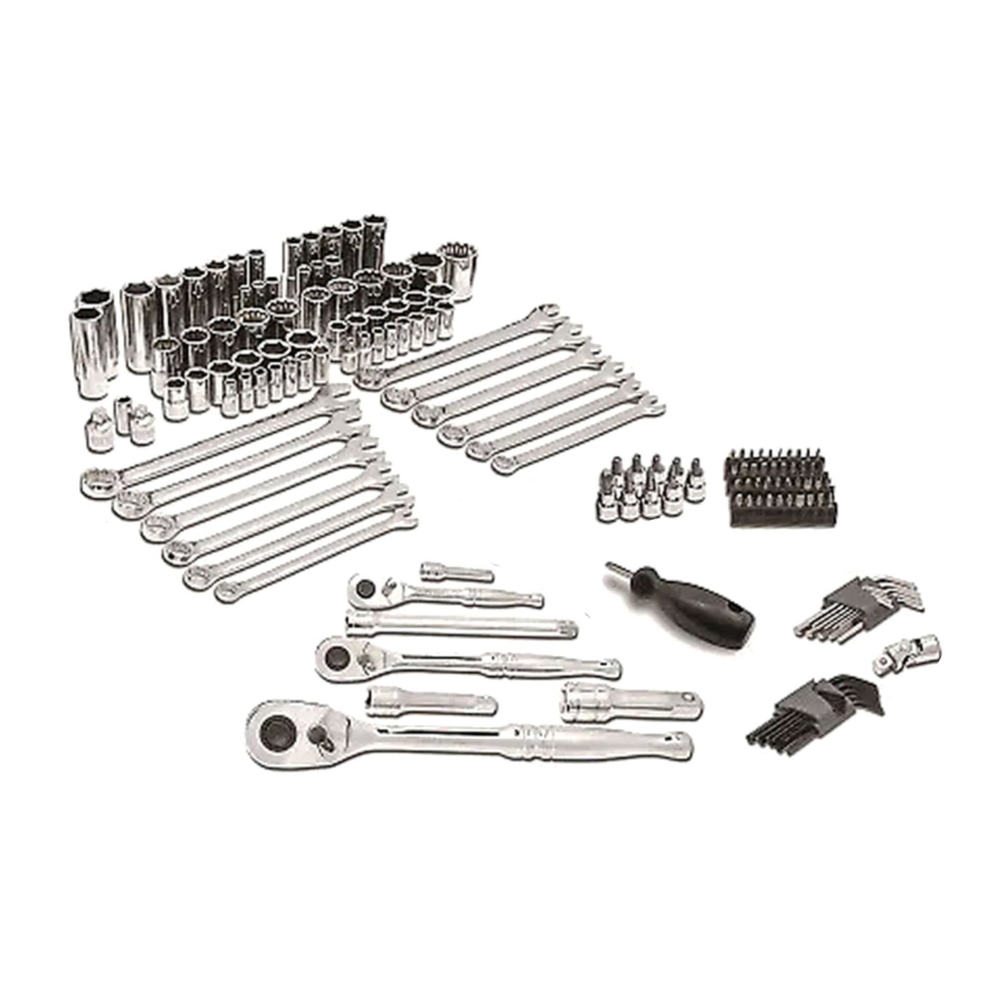 Master Mechanic 152 Piece Mechanics SAE and Metric Assorted Socket Tool Kit
