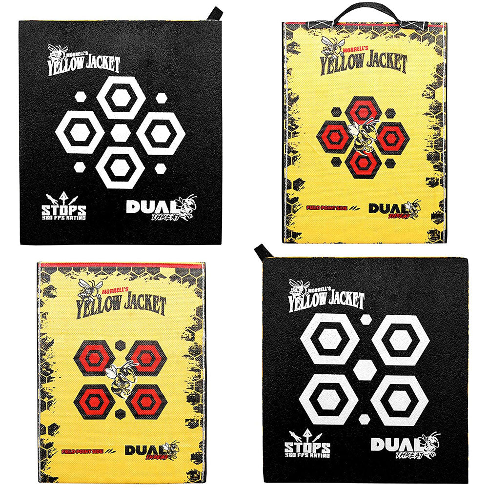 Morrell Yellow Jacket 380 FPS Dual Threat Cube Archery Target with Target Stand