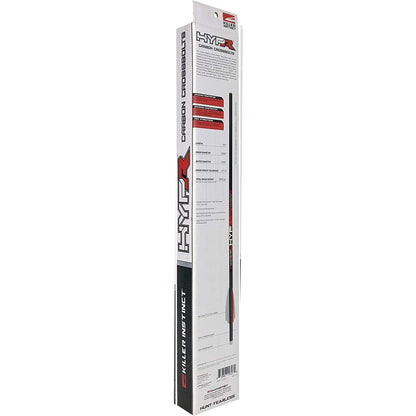 Killer Instinct MSCKI-1064-6 HYPR 20 Inch Carbon Crossbow Bolts (6 Pack)