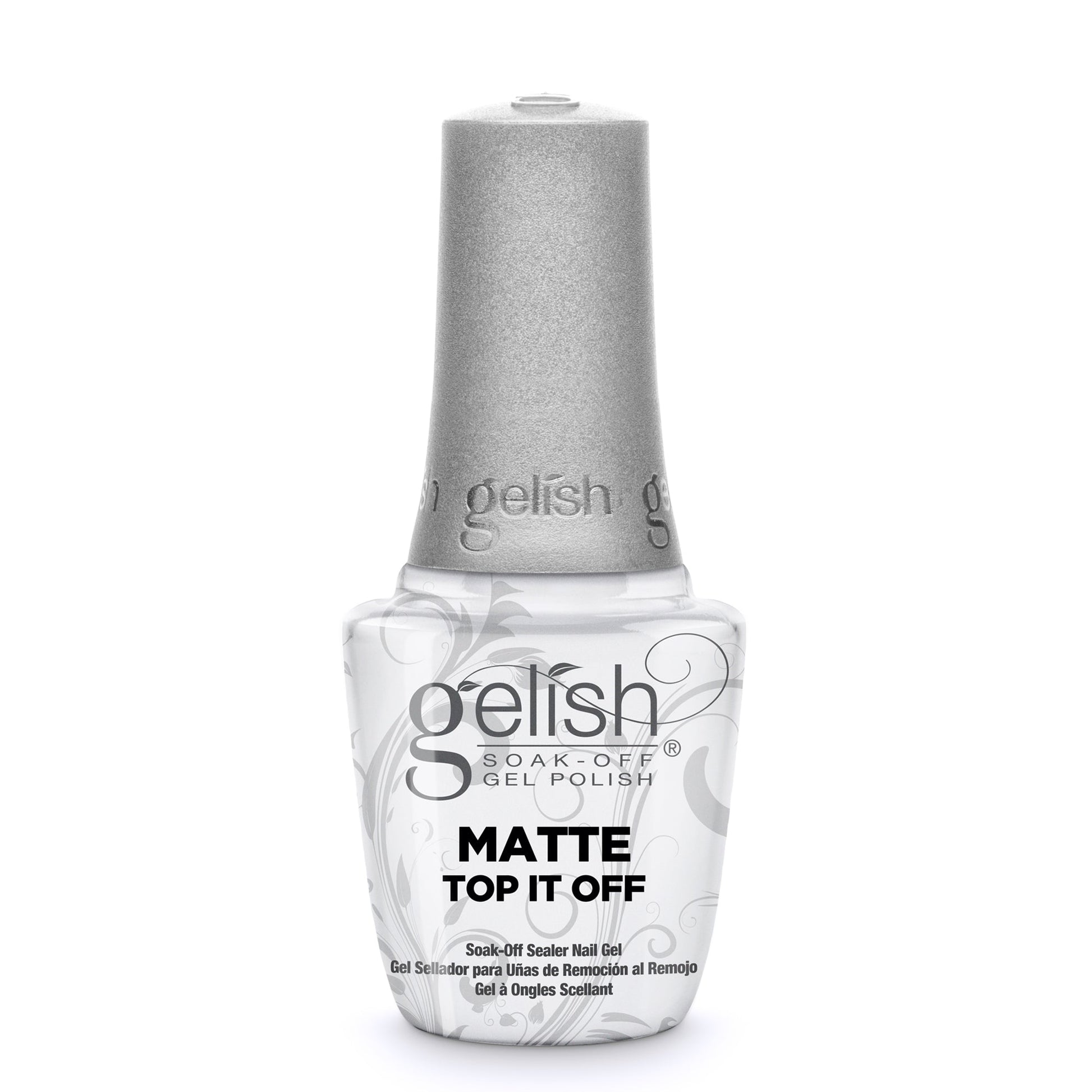 Gelish Matte & Gloss Duo Top It Off Soak Off Gel Nail Polish Sealer Clear Coat - Find Fresh Goods