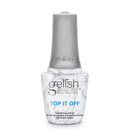 Gelish Matte & Gloss Duo Top It Off Soak Off Gel Nail Polish Sealer Clear Coat - Find Fresh Goods