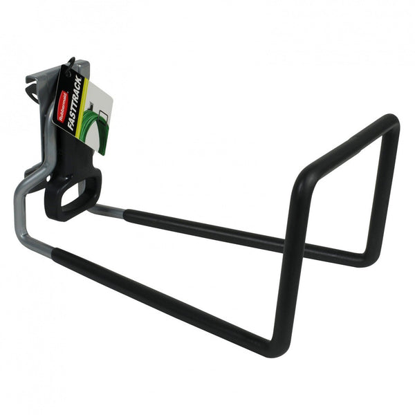 Rubbermaid FastTrack All in 1 Rail Garage Storage System Water Hose Hook, Black
