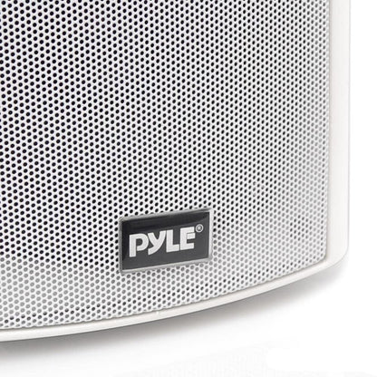 Pyle PDWR51BTWT Bluetooth Indoor Outdoor 5.25" Speaker System, White (2 Pack)