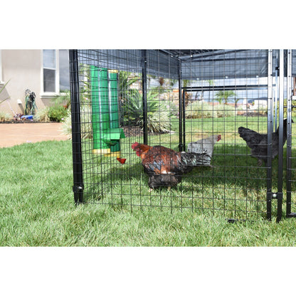 Rugged Ranch High End Hen Elevated 10 Pound Poultry Feeder and Mounting System