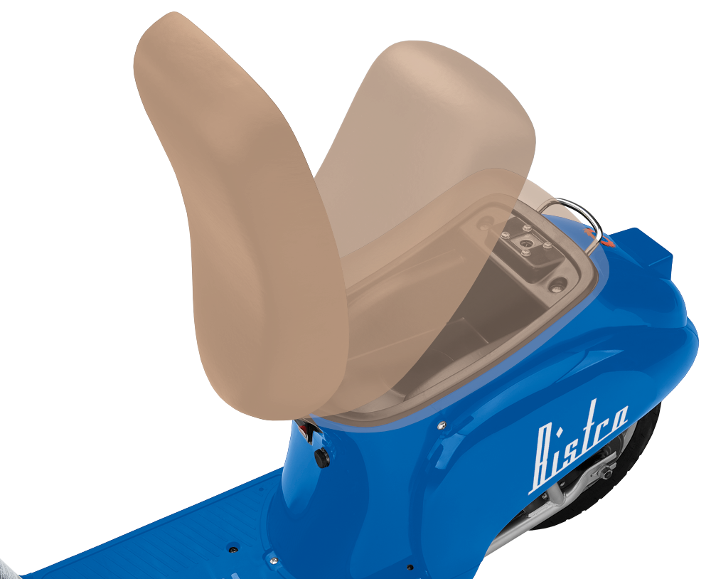 Razor Pocket Mod Mini Euro 24V 250W Electric Motor Scooter (2-Pack), Blue & Red