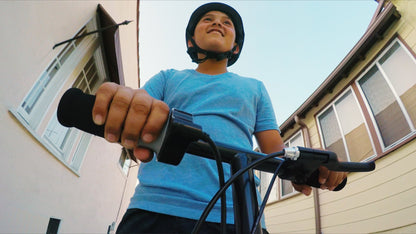 Razor Power Core E100 Electric Scooter with Aluminum Deck and Hand Brake, Blue