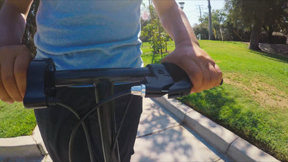 Razor Power Core E100 Electric Scooter with Aluminum Deck and Hand Brake, Blue