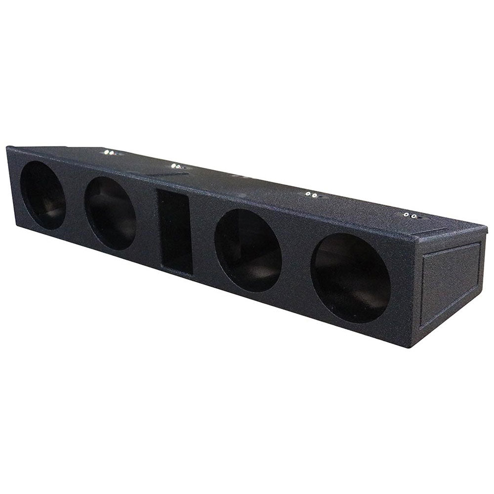 QPower QBFORDFF09408 8 Inch Quad Port Subwoofer Box for Ford F150 and F250/350 - Find Fresh Goods