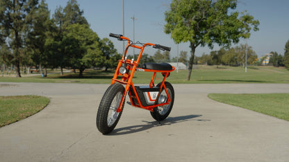 Razor Rambler 16 Electric Retro Minibike with 350W Motor & 36V Battery, Red