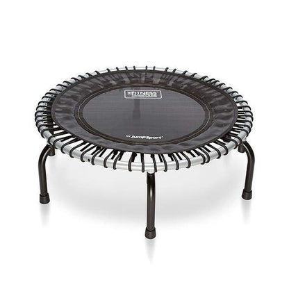 JumpSport 350 Indoor 39-Inch Mini Trampoline and Handle Bar Accessory, Black