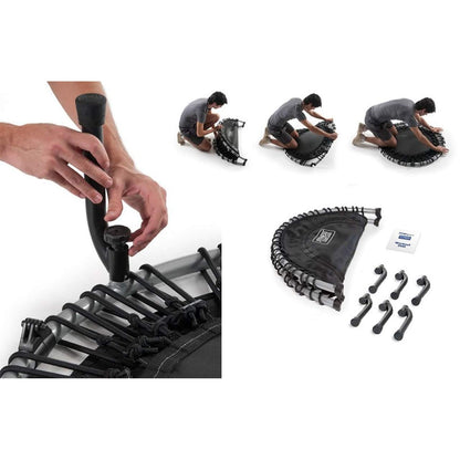 JumpSport 350f Indoor Lightweight 39-Inch Trampoline and Handle Bar Accessory