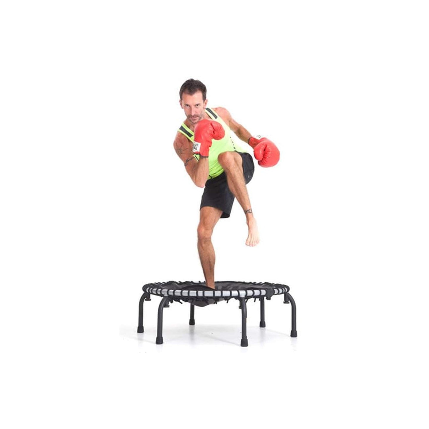 JumpSport 350f Indoor Lightweight 39-Inch Trampoline and Handle Bar Accessory