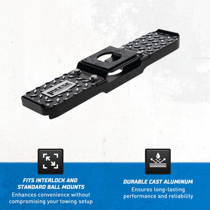 Reese Towpower Trailer Hitch Ball Mount Step with Cast Aluminum Construction - Find Fresh Goods
