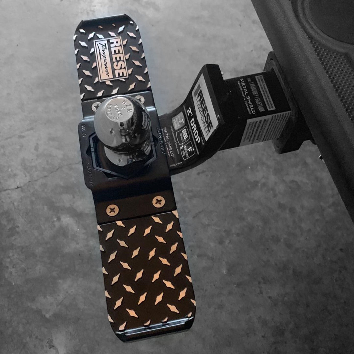 Reese Towpower Trailer Hitch Ball Mount Step with Cast Aluminum Construction - Find Fresh Goods