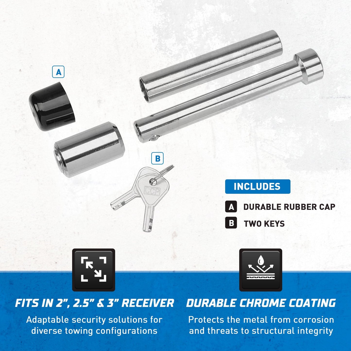 Reese Towpower Trailer Hitch Lock with Ball Bearing Lock System for Automotive - Find Fresh Goods