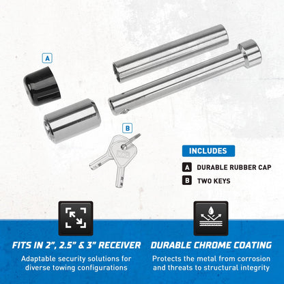 Reese Towpower Trailer Hitch Lock with Ball Bearing Lock System for Automotive - Find Fresh Goods