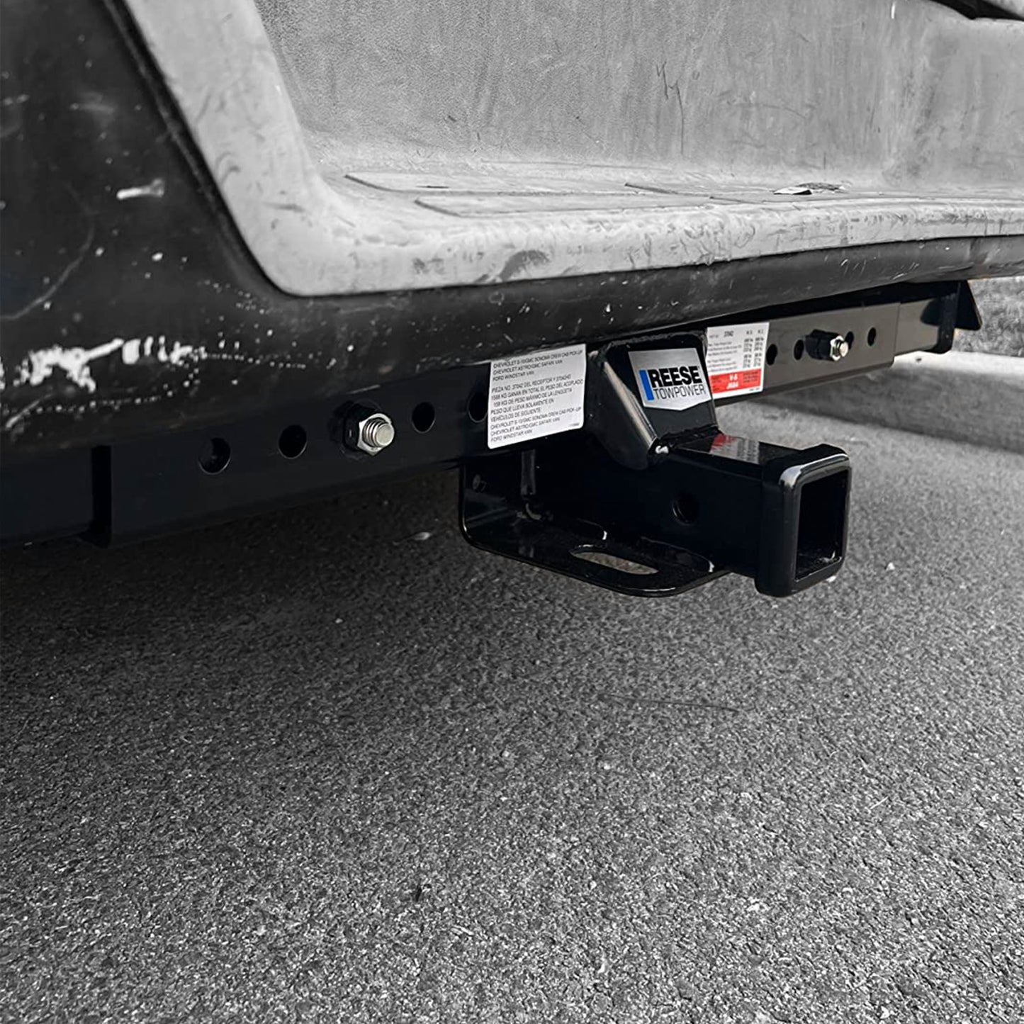Reese Towpower Class 3 Multi Fit 2 Inch Square Solid Welded Trailer Hitch, Black - Find Fresh Goods
