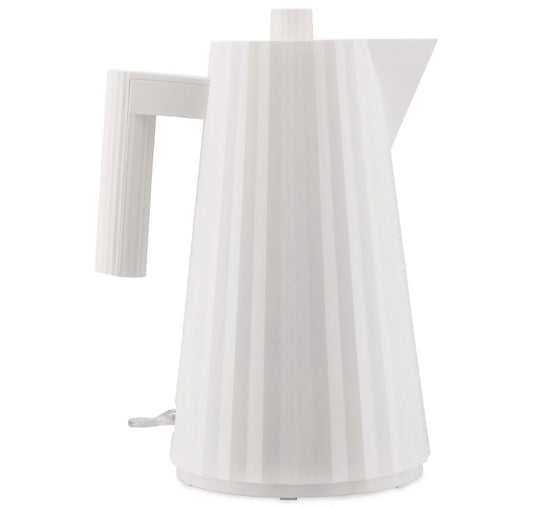 Alessi Plisse Electric Kettle – White – 1 Quart