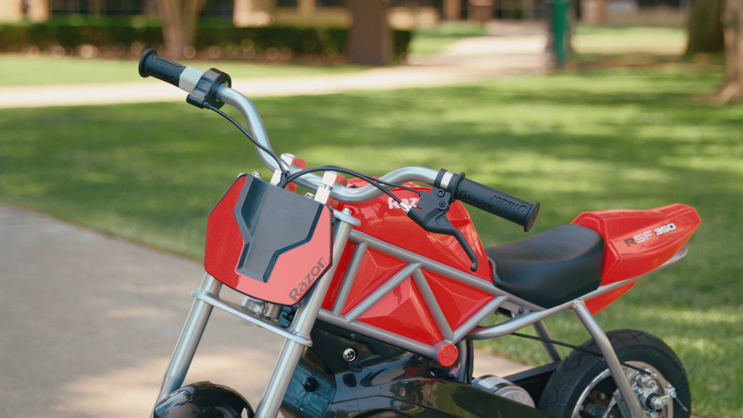 Razor RSF350 Single Speed Electric Bike w/ Pneumatic Tires & Chain Driven Motor