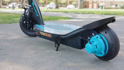 Razor Power Core E100 Electric Scooter with Aluminum Deck and Hand Brake, Blue