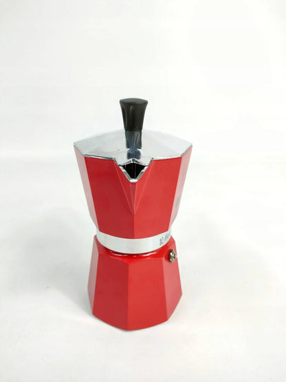 Bialetti Moka Express Stovetop Espresso Maker – 6 Cup – Red