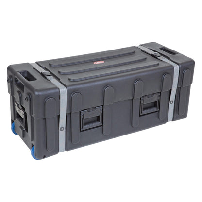 SKB Drum Hardware Case with Wheels, Durable Polyethylene Mobile Storage, Black
