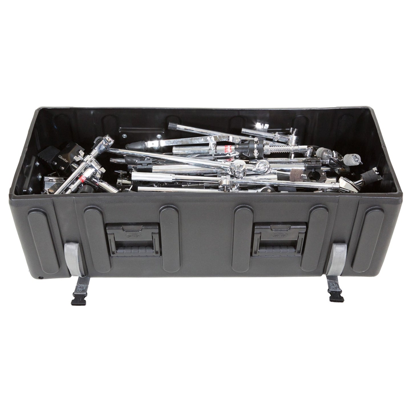 SKB Drum Hardware Case with Wheels, Durable Polyethylene Mobile Storage, Black