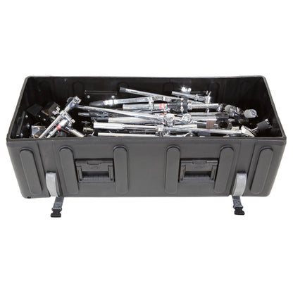 SKB Drum Hardware Case with Wheels, Durable Polyethylene Mobile Storage, Black