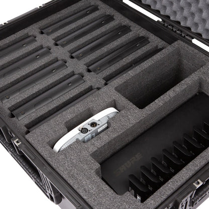 SKB iSeries Shure Microflex Hard Case, Waterproof Storage for Microphone Gear