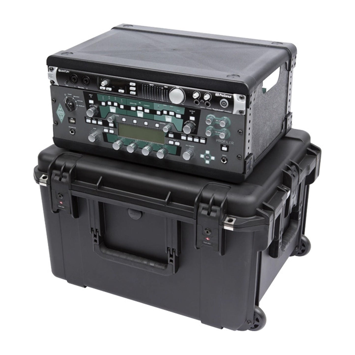 SKB 4U iSeries 13" Injection Molded Fly Rack with Built-In Wheels and Handle