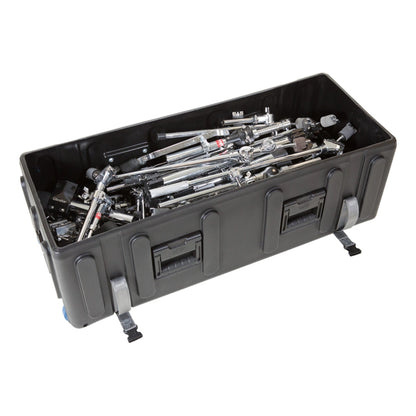 SKB Drum Hardware Case with Wheels, Durable Polyethylene Mobile Storage, Black