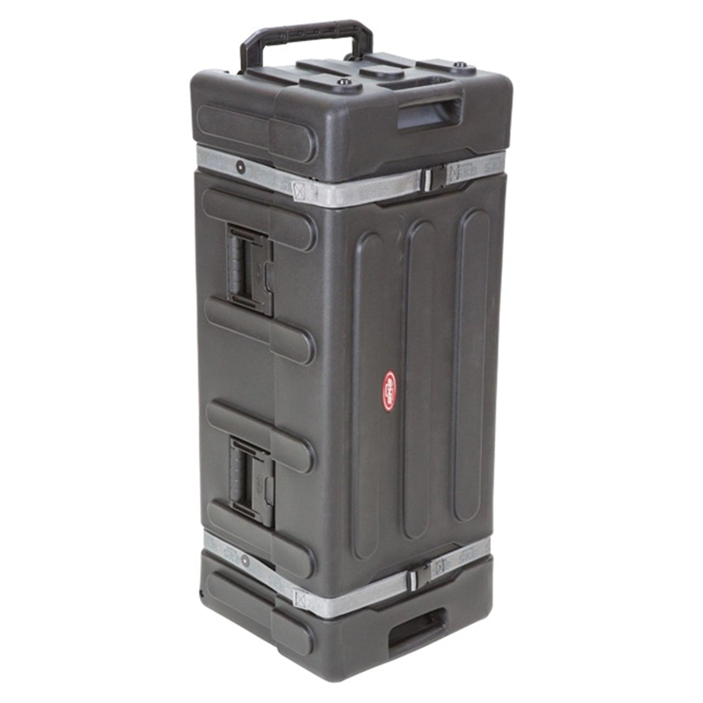 SKB Drum Hardware Case with Wheels, Durable Polyethylene Mobile Storage, Black