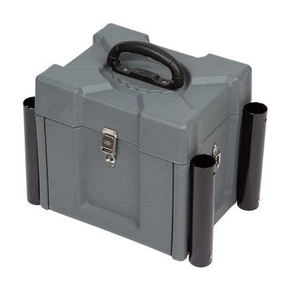 SKB Medium Tackle Box, 4 Drawers with Dividers and 2 Soft Exterior Pockets, Gray